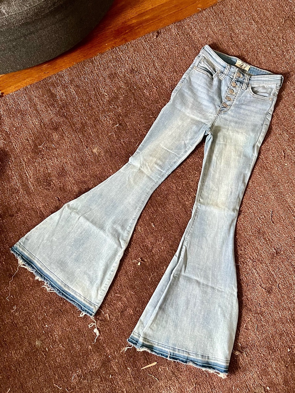 We The Free Light Blue Flare Jeans